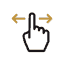 Horizontal Scroll Icon